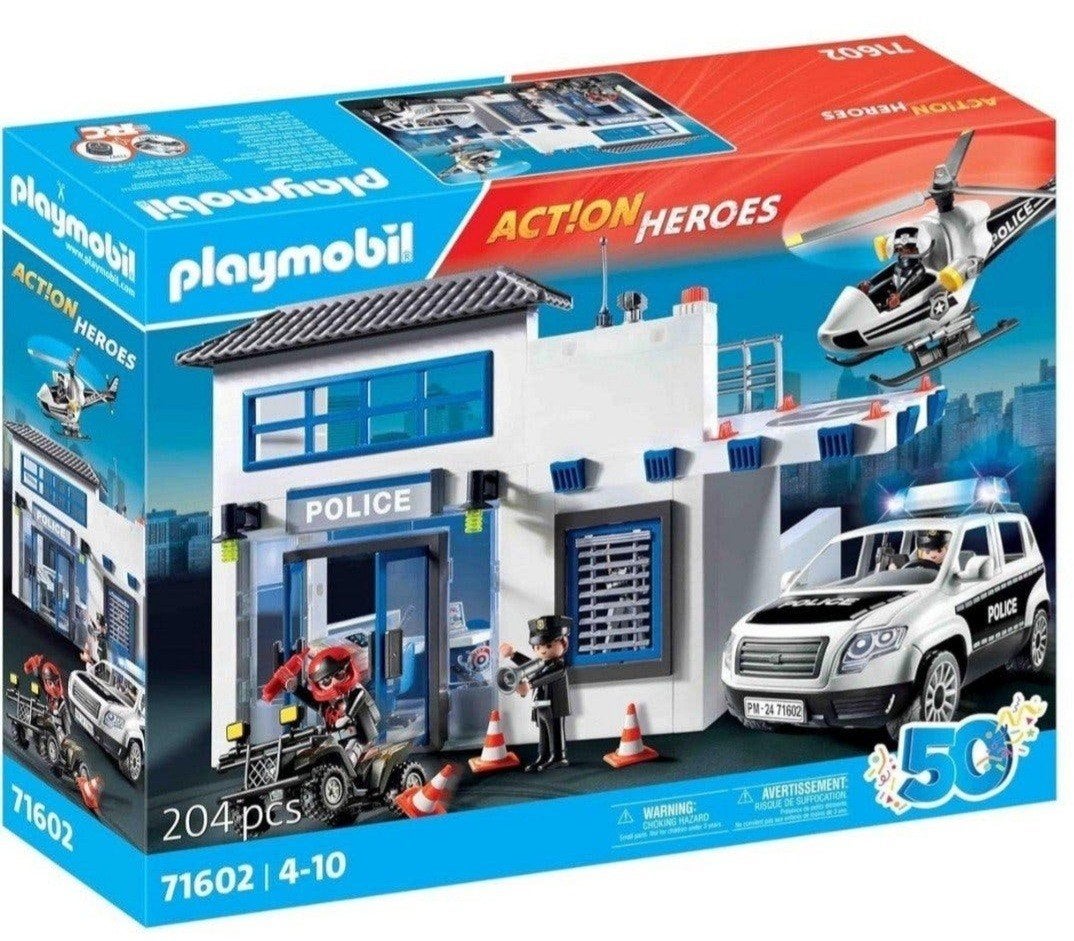 playmobil politieserie 71602, Kinderen en Baby's, Ophalen, Gebouw, Complete set, Zo goed als nieuw