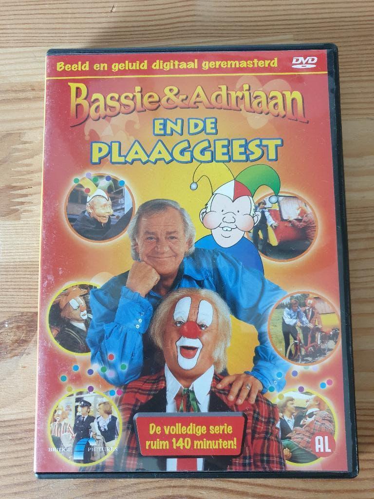 DVD - Bassie en Adriaan en de Plaaggeest, Alle leeftijden, Ophalen of Verzenden, Gebruikt
