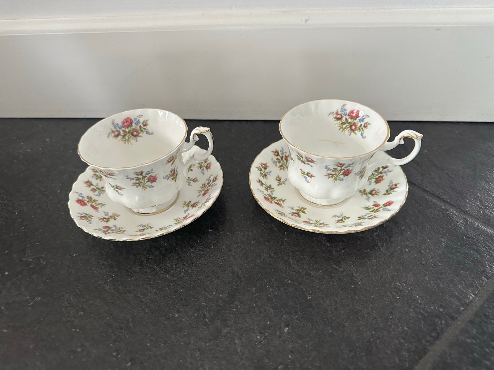 Royal Albert Winsome Bone China Kop en Schotel (2 sets), Ophalen of Verzenden