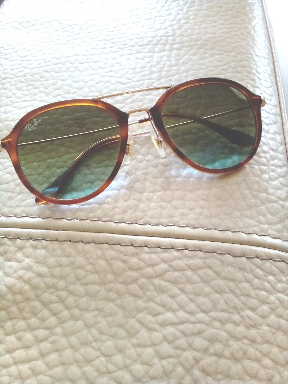 Ray-Ban sunglasses RB 4253l double bridge origineel, Zonnebril, Bruin, Ophalen of Verzenden, Zo goed als nieuw