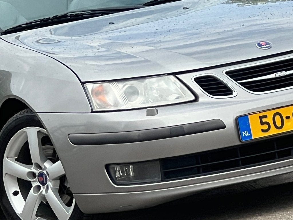 Saab 9-3 Cabrio 1.8t Linear | Parchment Silver metallic | Le, Auto's, Saab, Voorwielaandrijving, 1998 cc, Gebruikt, 4 cilinders