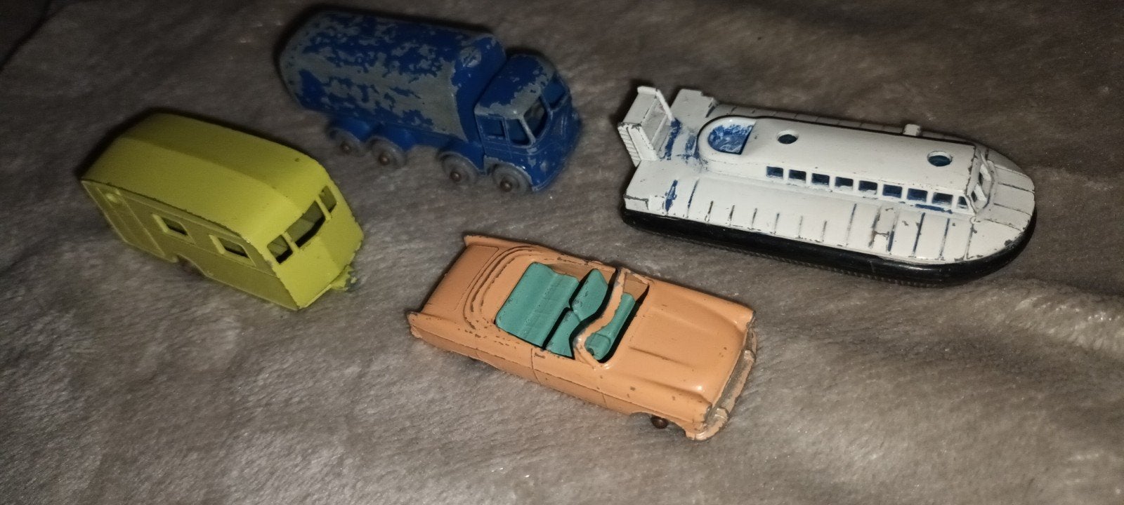 Matchbox Lesney Vintage Speelgoedauto's (4 stuks), Ophalen of Verzenden, Gebruikt