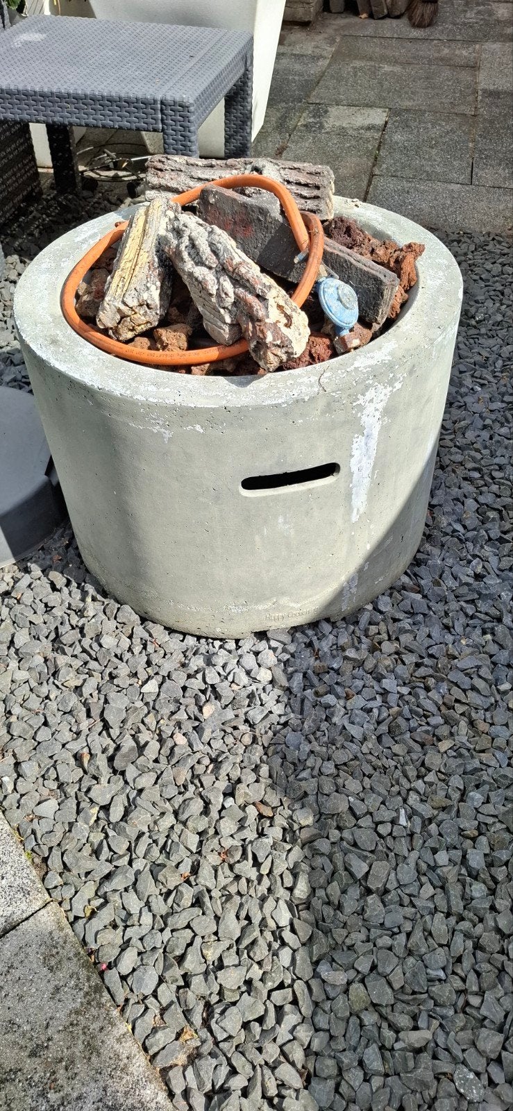 buiten gashaard met lavastenen, Tuin en Terras, Ophalen, Gebruikt