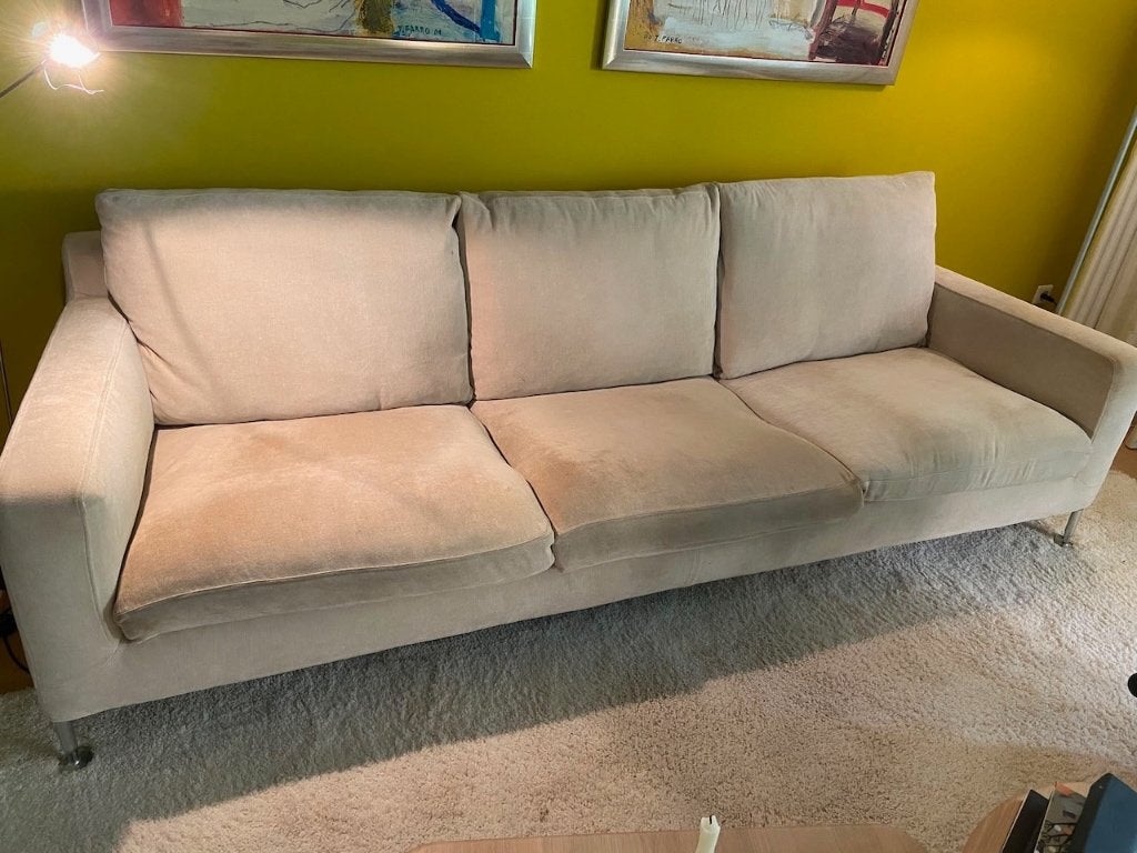 B&B Italia Maxalto Harry bank – Antonio Citterio – 250 cm, Ophalen, Gebruikt, Driepersoons, 75 tot 100 cm