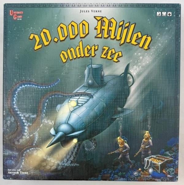 20.000 Mijlen onder Zee Bordspel University Games 2009, Hobby en Vrije tijd, Gezelschapsspellen | Bordspellen, Coolsingel 104, 3011 AG Rotterdam, Netherlands