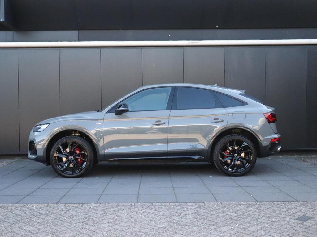 Audi Q5 Sportback 55 TFSI e S edition Competition | LEDER |, Automaat, 14 kWh, 4 cilinders, Leder en Stof