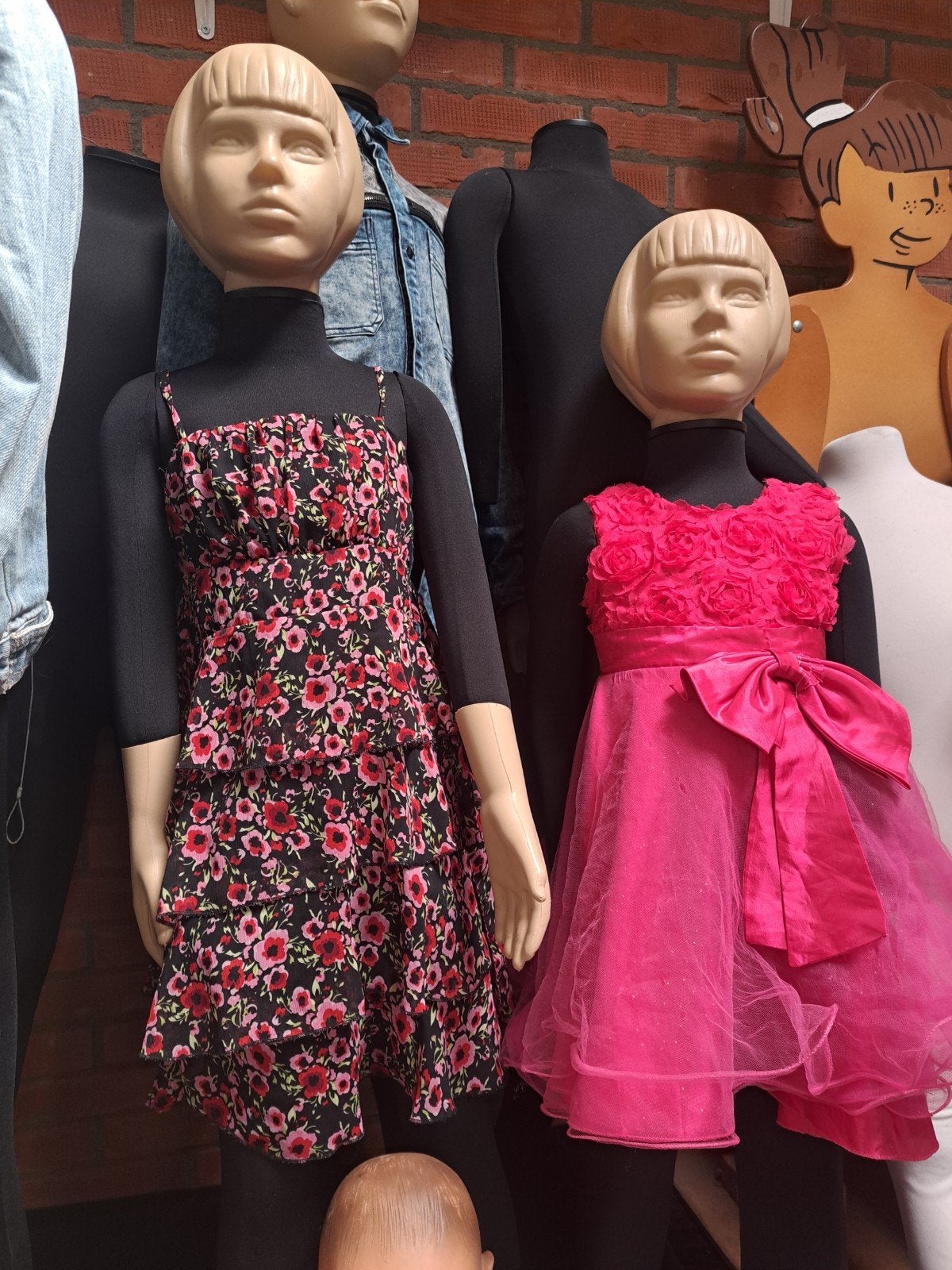 etalagepoppen/paspoppen/ etalage  figuren, Ophalen of Verzenden, Gebruikt
