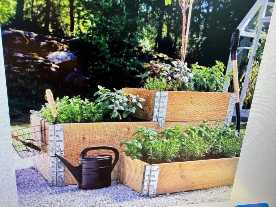 Pallet randen inklapbaarv.o.a bloembak,zandbak e.d, Ophalen, Gebruikt, Minder dan 30 cm, 100 cm of meer