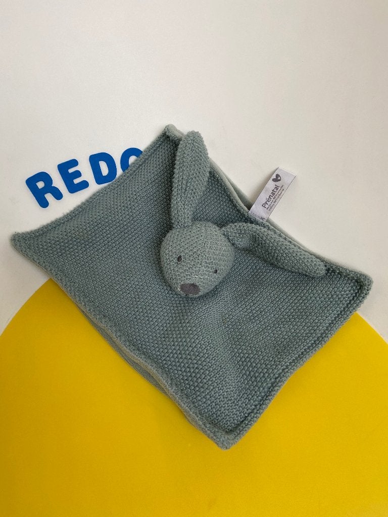 K1754 prenatal doek doekje konijn groen, Ophalen of Verzenden, Konijn