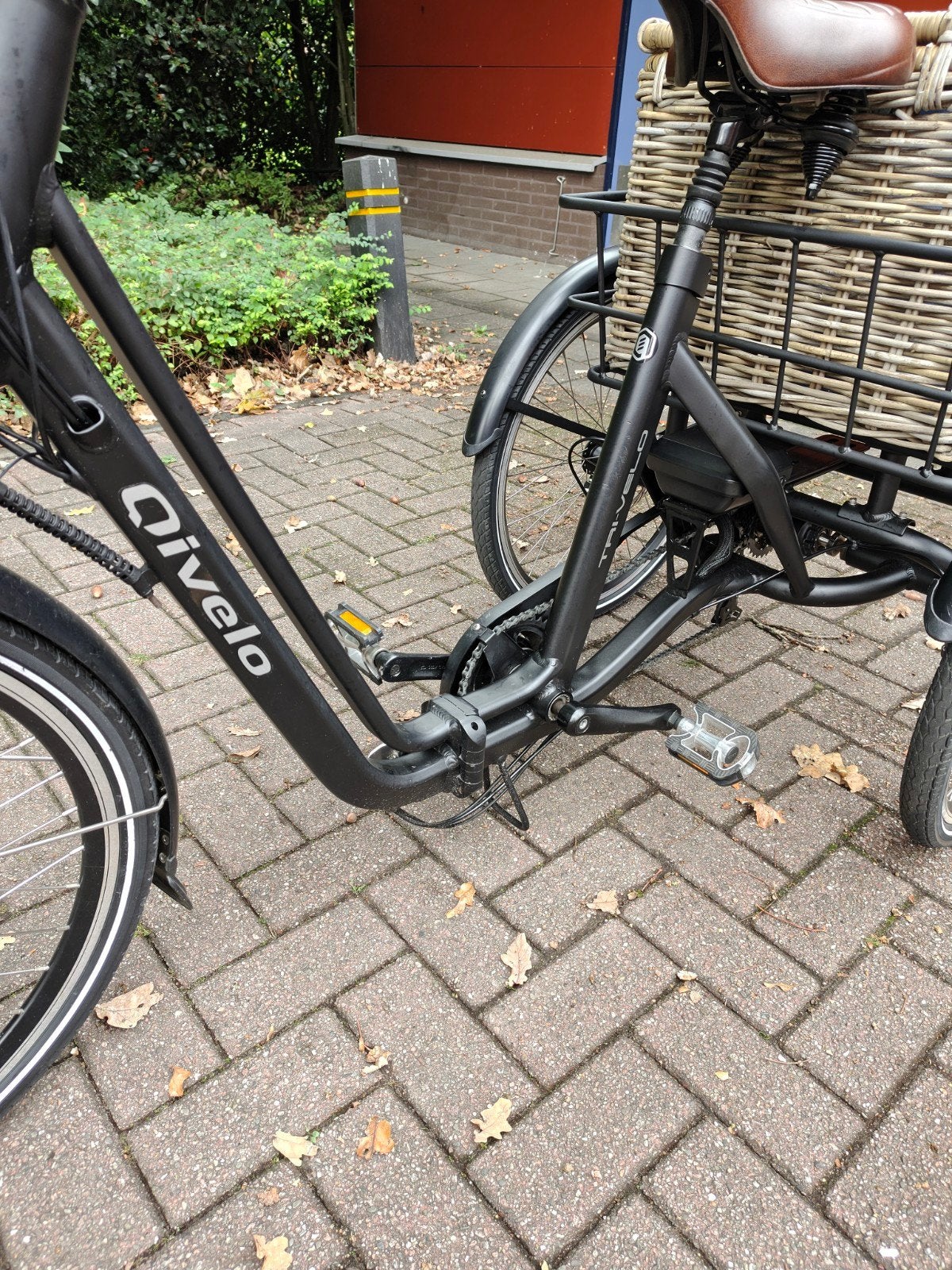 Qivelo driewieler fold e-bike met mand, Ophalen, Zo goed als nieuw, Schijfrem, Qivelo