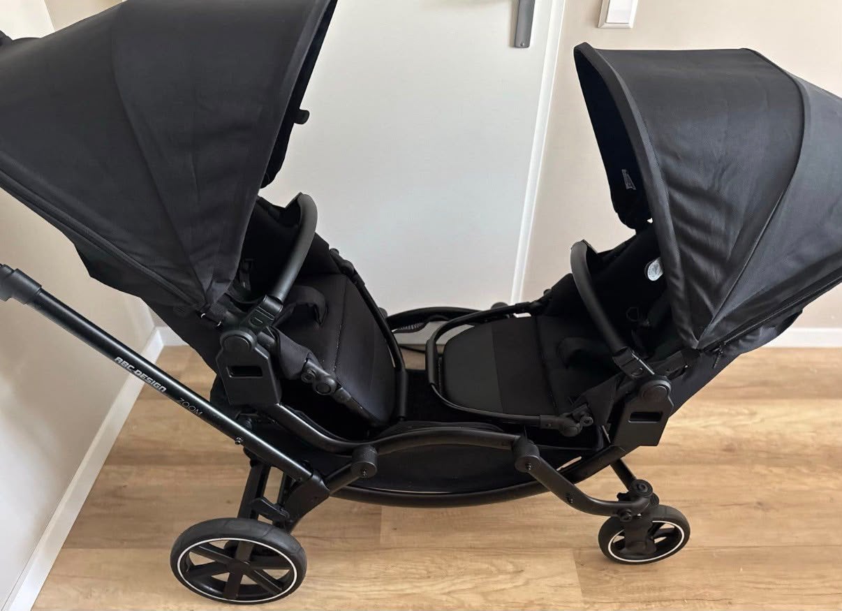 ABC Design Zoom Duowagen - Zwart, Ophalen, Zo goed als nieuw