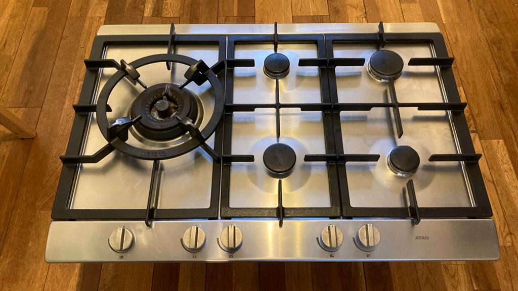 ATAG Gasfornuis met 5 Kookzones, Witgoed en Apparatuur, Ophalen, Gebruikt, Inbouw, Gas