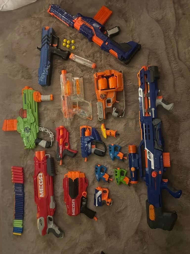 Grote nerf collectie, Ophalen, Zo goed als nieuw