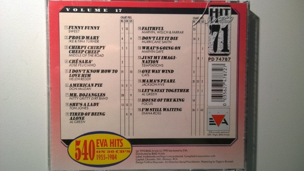 Hit History '71, Ophalen of Verzenden, Zo goed als nieuw, Pop, Album