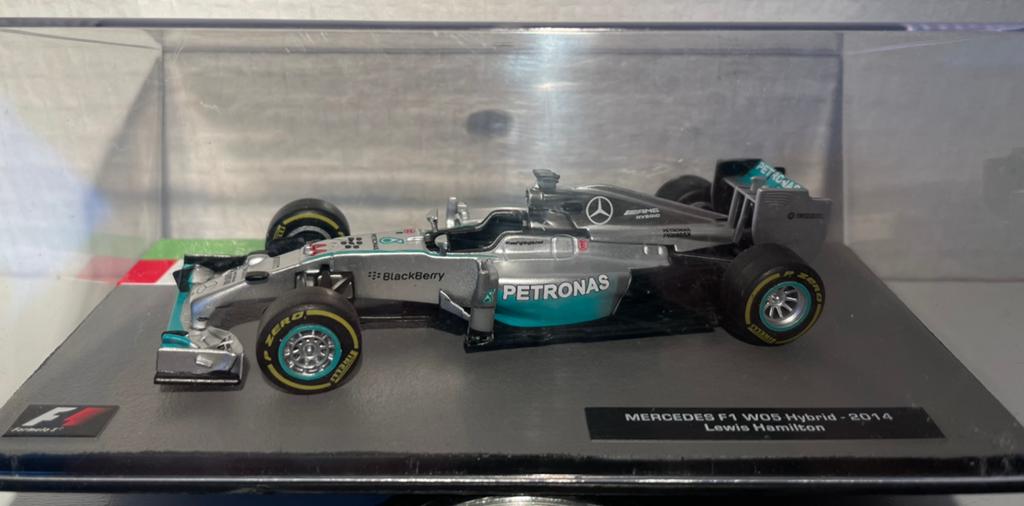f1 MERCEDES W05 Hybrid 2014 Lewis Hamilton, Verzenden, Zo goed als nieuw, Auto