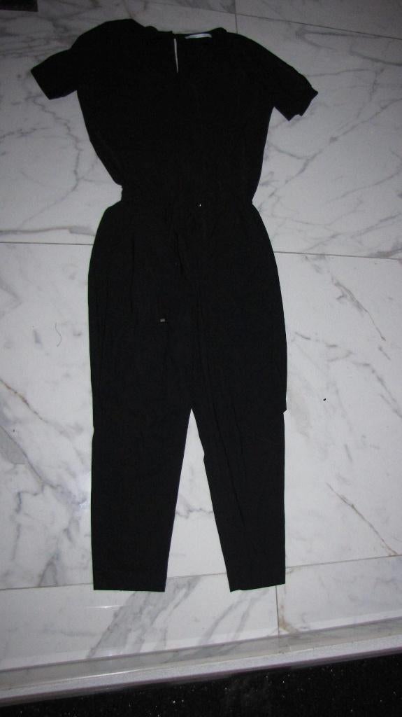 40 RAFAELLO ROSSI jumpsuit travel stof, Kleding | Dames, Jumpsuits, Ophalen of Verzenden, Zo goed als nieuw, Maat 38/40 (M), Zwart