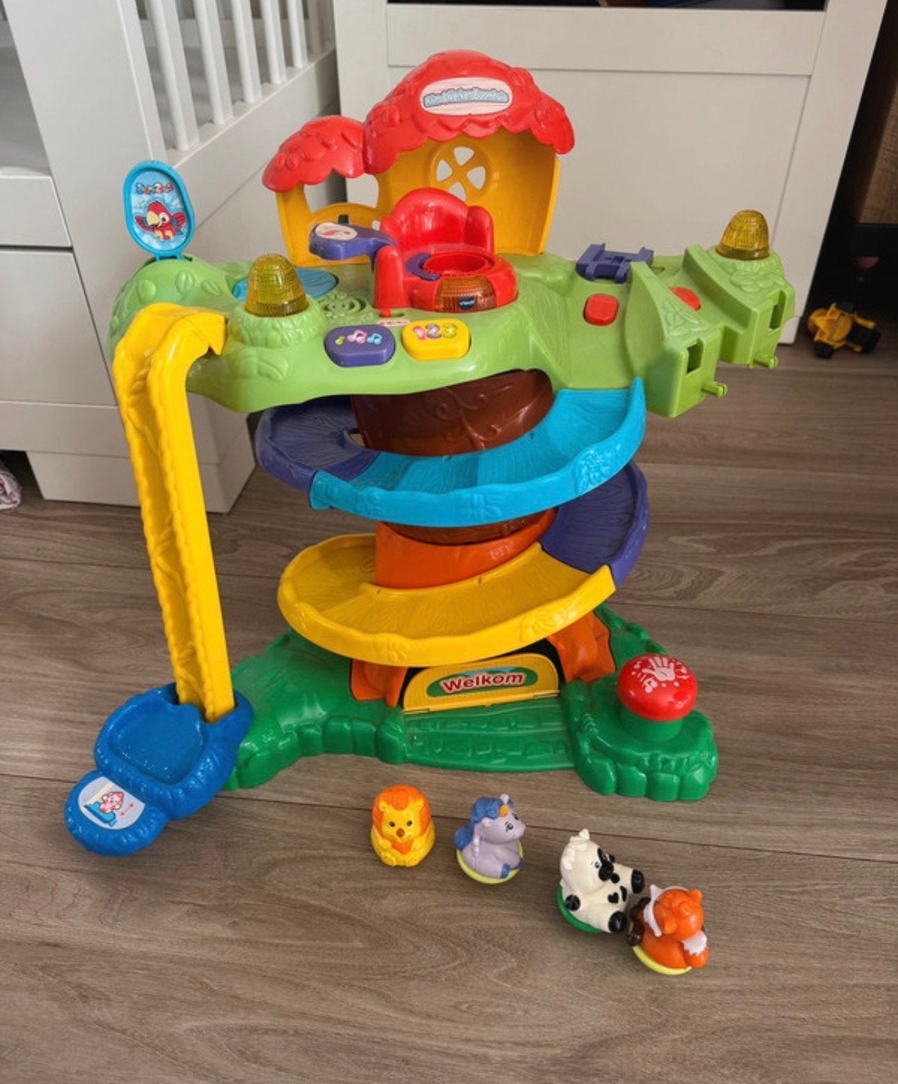 VTech Klim & Verken Boomhuis met diertjes, Kinderen en Baby's, Ophalen of Verzenden, Gebruikt, 6 maanden tot 2 jaar