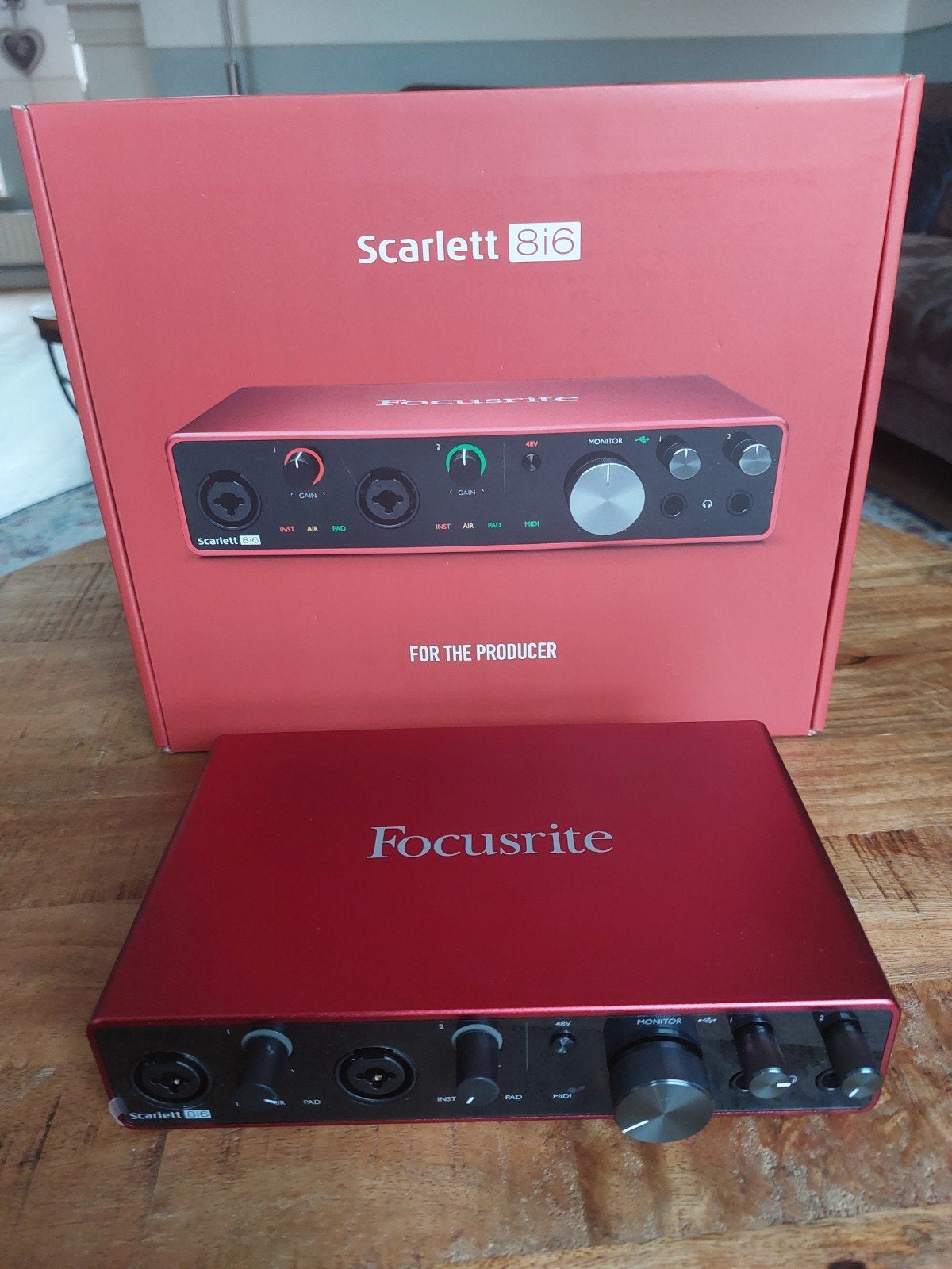 Nieuwe Focusrite Scarlett 8i6 3e generatie audio interface, Ophalen of Verzenden, Nieuw, Extern, Focusrite