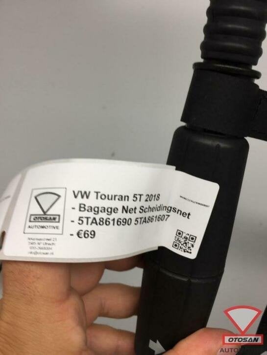 vw touran 5t 2018 bagage net scheidingsnet 5ta861690 5ta8616, Gebruikt, Volkswagen, Volkswagen AG, Berliner Ring 2
38440  Wolfsburg, DE