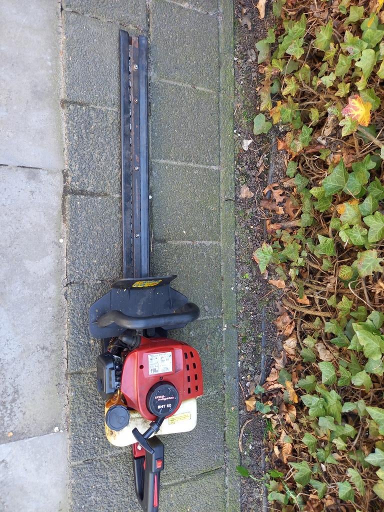BHT 60 Benzine Heggenschaar, Ophalen of Verzenden, Gebruikt, Benzine, IKRA Megatec