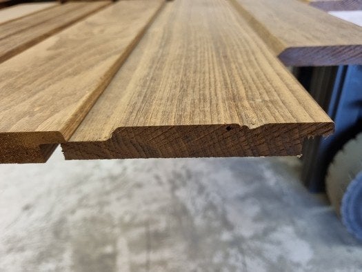 5.22 m2  hardhout halfhouts rabat   - nr: HP179, Ophalen, Planken, Nieuw, Hardhout