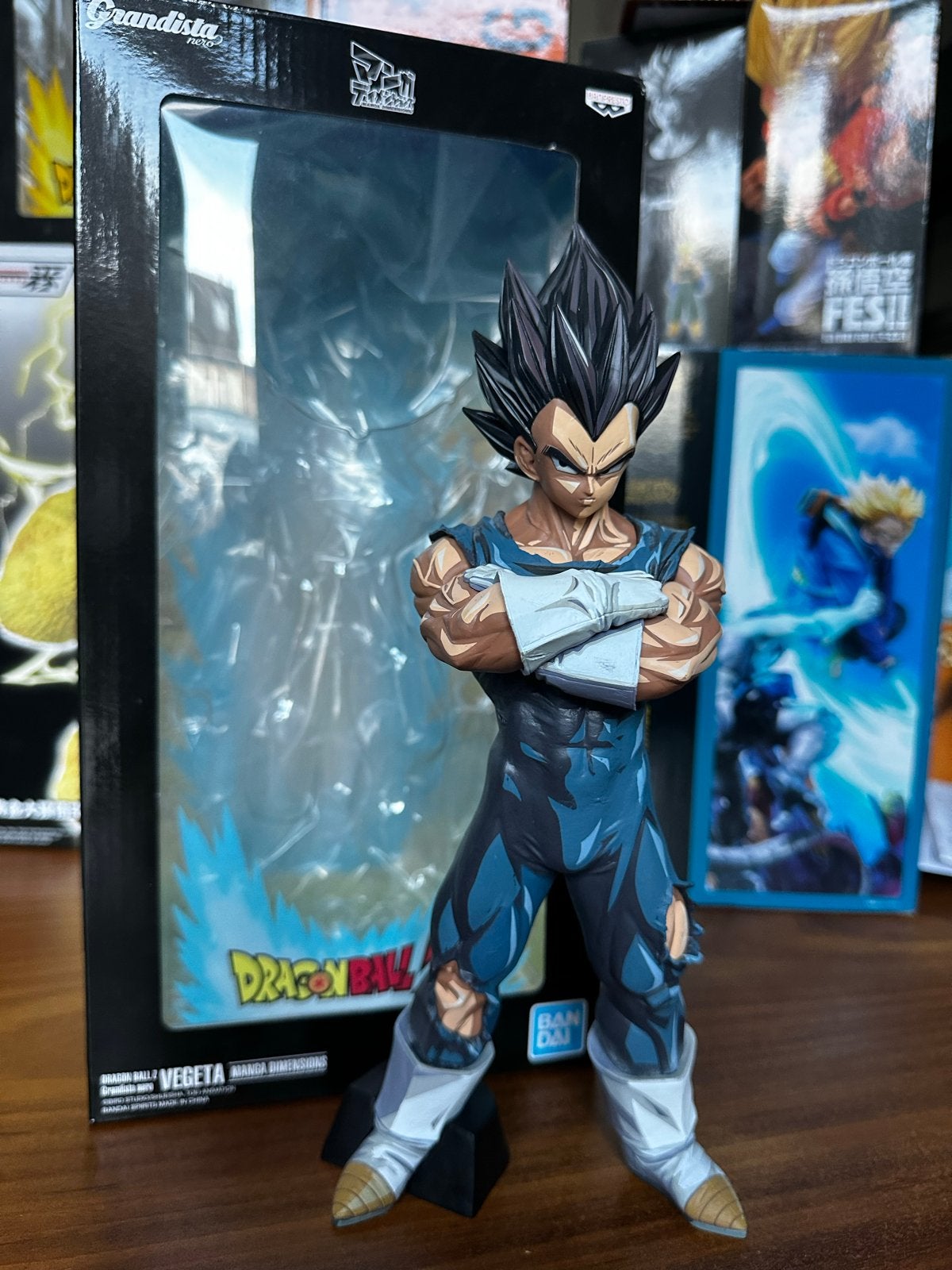 Dragon Ball Z Grandista Vegeta Manga Dimensions Figuur, Ophalen of Verzenden, Zo goed als nieuw