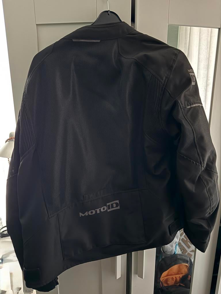 MOTO ID Motorjas 3XL - AA gecertificeerd, Ophalen, Zo goed als nieuw, Overige maten, Zwart