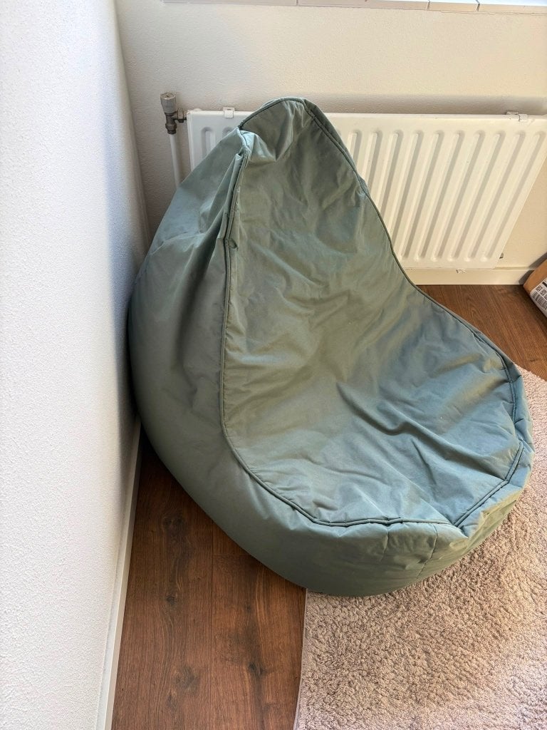 Zitzak groen, Ophalen, Gebruikt, Groen, Zitzak