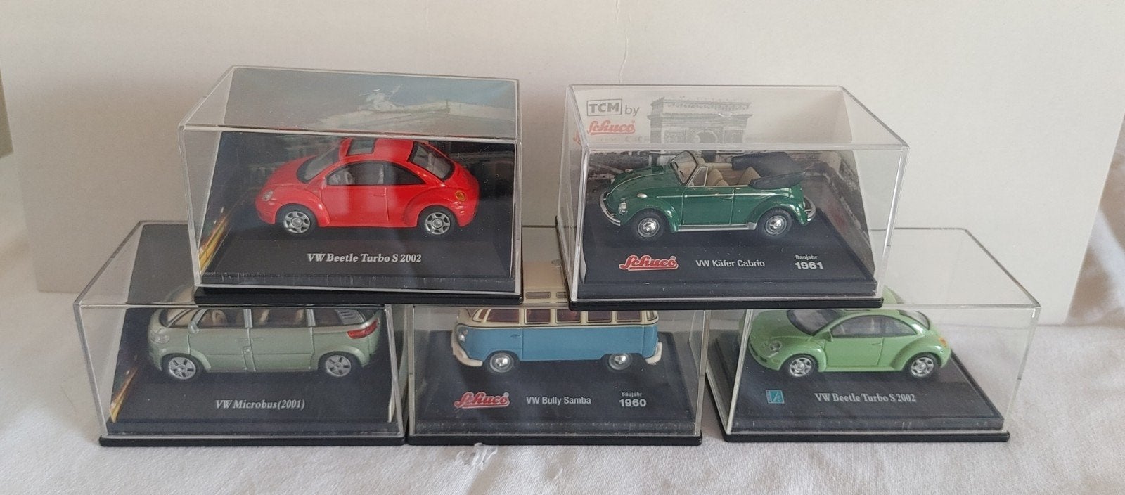 Schuco 5 stuks volkswagen 1:87, Verzenden, Auto, Schuco