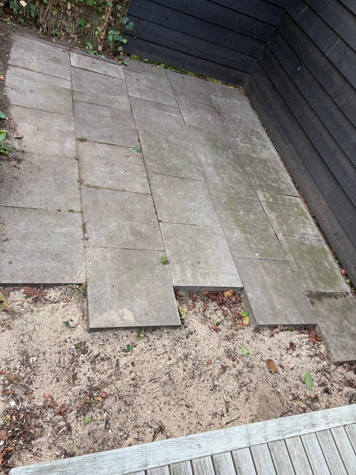 Gebruikte betonnen terrastegels 50x50cm, Ophalen, Gebruikt, 5 tot 10 m², Beton