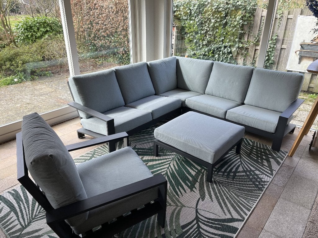 Garden Impressions Coba 5-delig Tuin Loungeset - Ongebruikt, Tuin en Terras, Ophalen, Nieuw, Aluminium, Bank