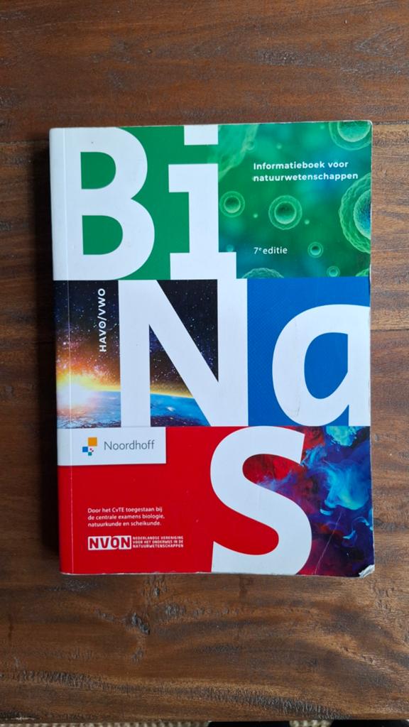 Binas 7e editie, Boeken, Ophalen of Verzenden, Gelezen, Natuurwetenschap