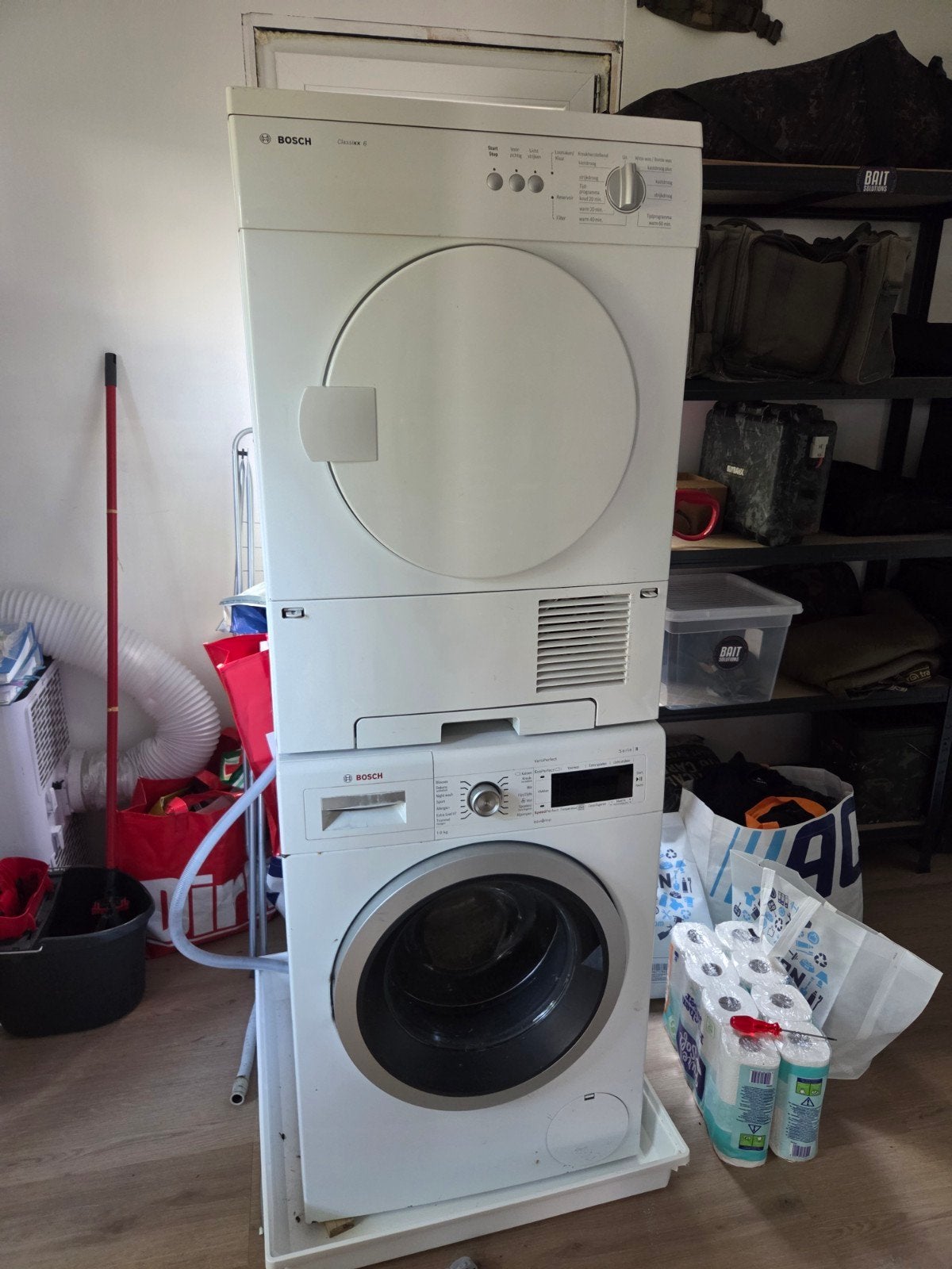 Bosch wasmachine en droger - defect, gratis af te halen, Ophalen, 1200 tot 1600 toeren, Minder dan 85 cm