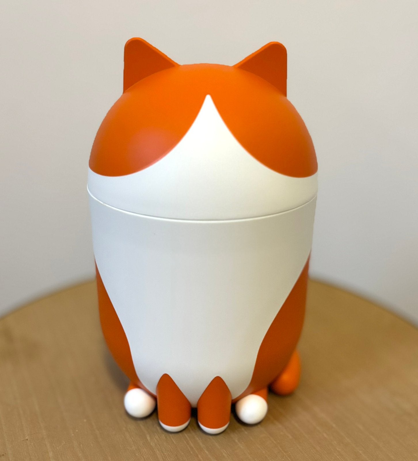 IKEA Opberger in Kattenvorm (oranje-wit), Ophalen of Verzenden, Zo goed als nieuw