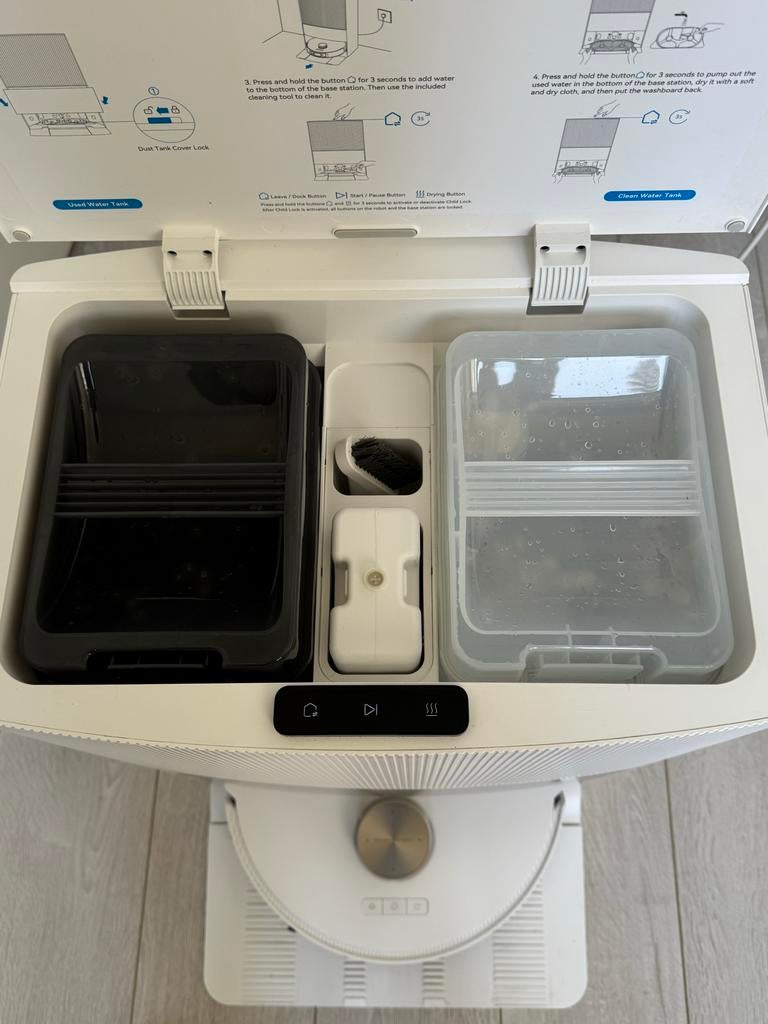 Dreame L20 Ultra met dweilfunctie en zelfreinigend, Witgoed en Apparatuur, Ophalen of Verzenden, Gebruikt, Reservoir, Robotstofzuiger