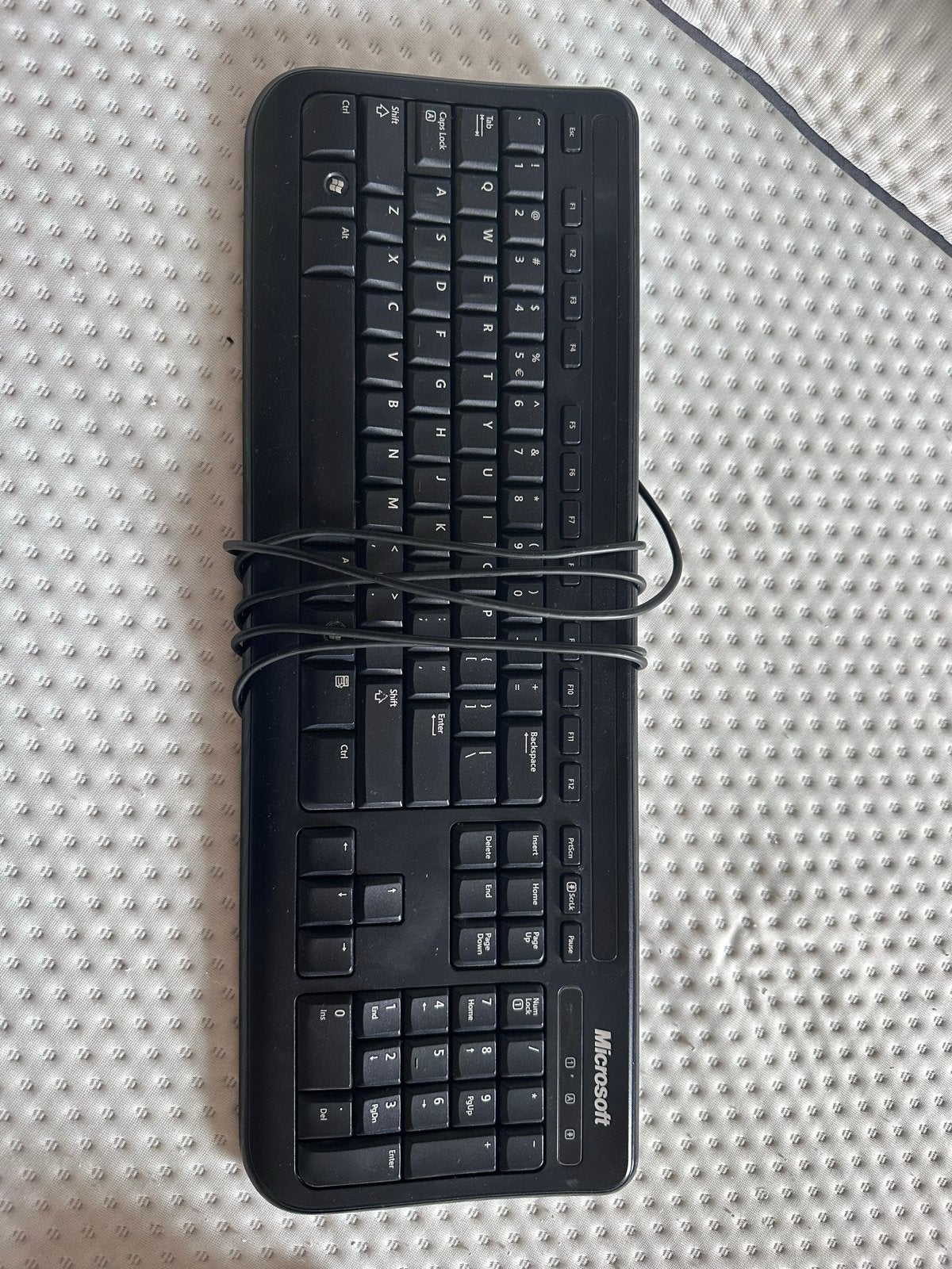 Microsoft Wired Keyboard 400 - Bedraad Toetsenbord, Computers en Software, Toetsenborden, Ophalen of Verzenden, Qwerty, Gebruikt