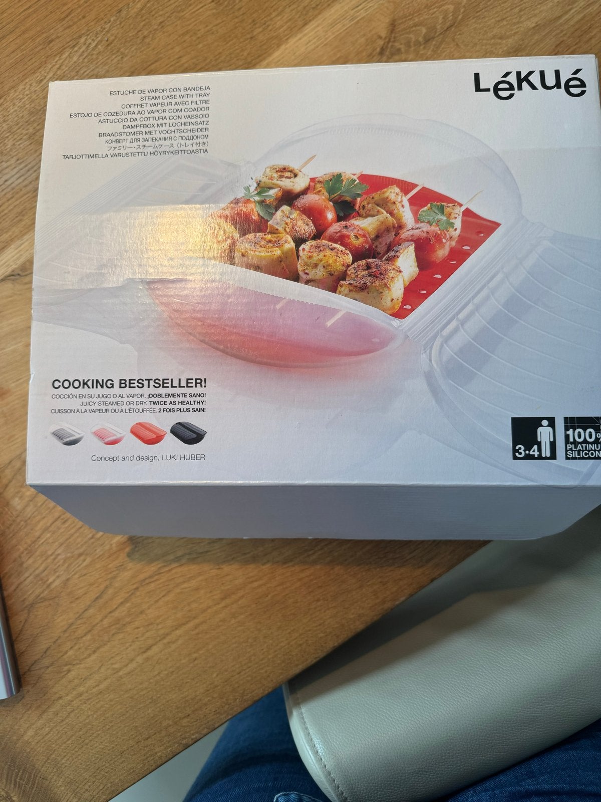 Lékué stoomkoffer met bakje - Nieuw in doos, Huis en Inrichting, Overige typen, Kunststof, Ophalen of Verzenden, Zo goed als nieuw