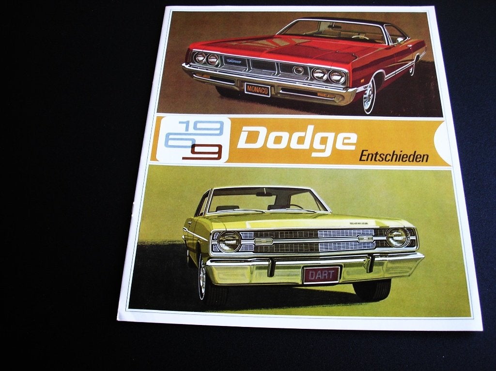 Dodge Dart, Coronet, Polara, Monaco, 1969, Duits, Ophalen of Verzenden, Gelezen, Overige merken