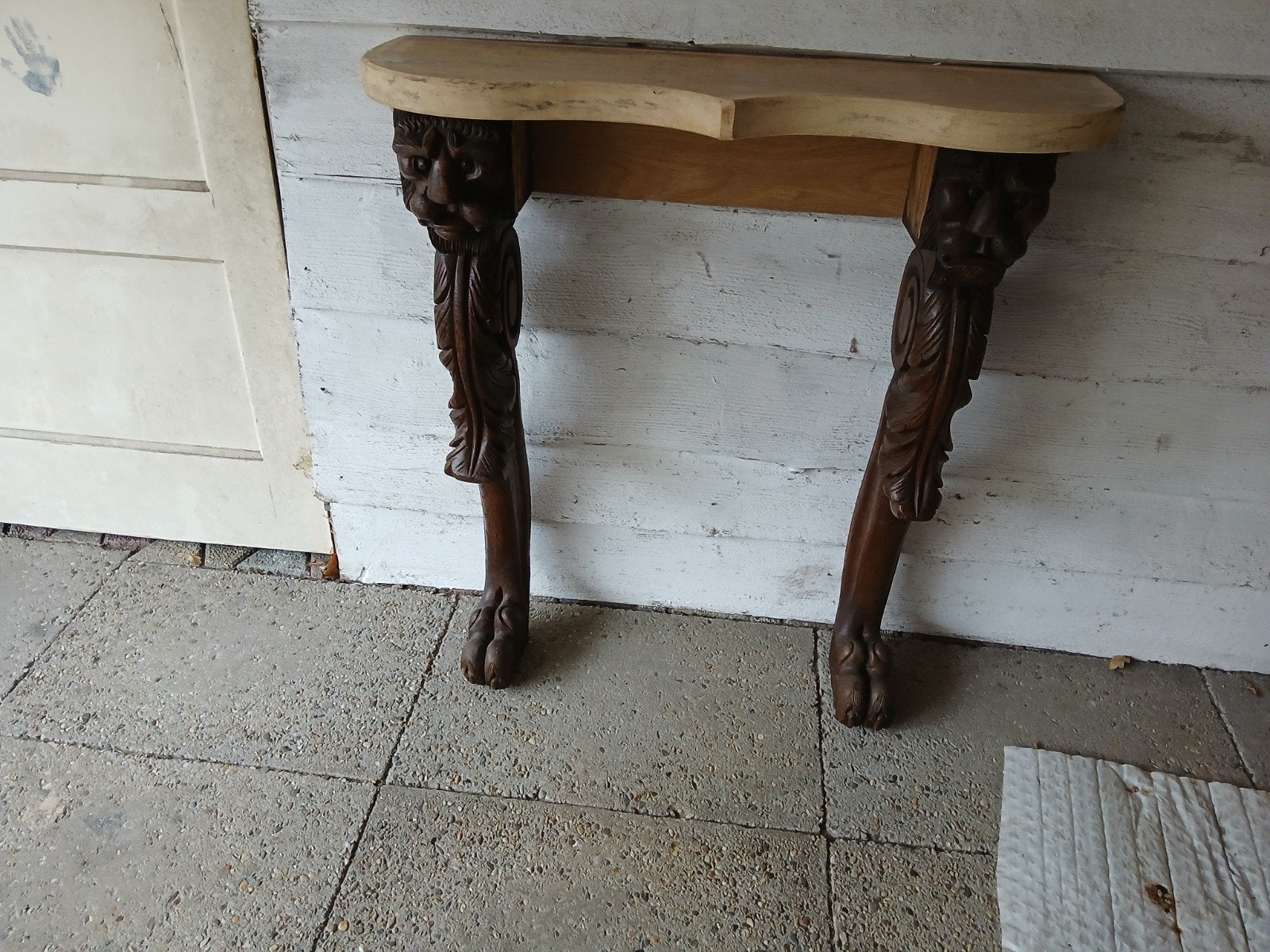 sidetable  plank los  op de poten, Overige materialen, 50 tot 100 cm, Ophalen of Verzenden, 25 tot 50 cm