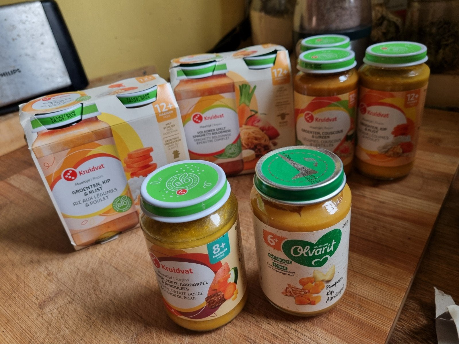 gratis babyvoeding potjes, Ophalen