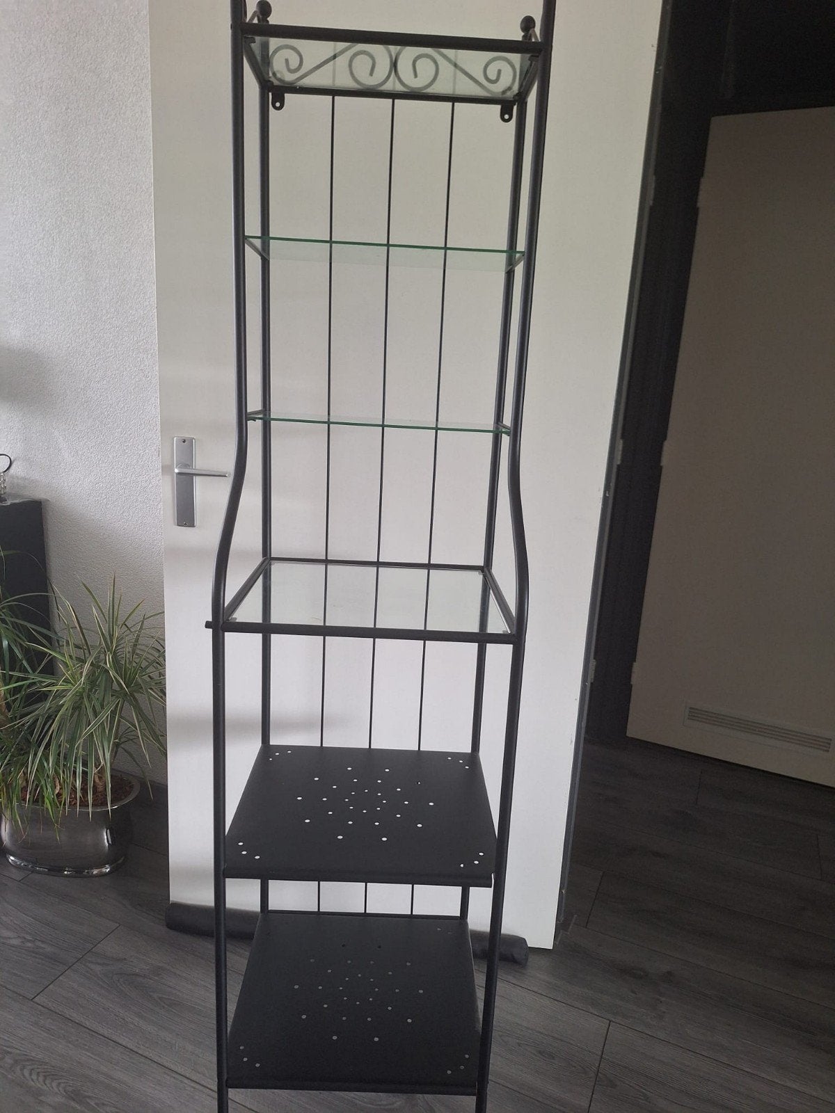 Rönnskär badkamer stellingkast Ikea zwart, Huis en Inrichting, Ophalen of Verzenden, Zo goed als nieuw