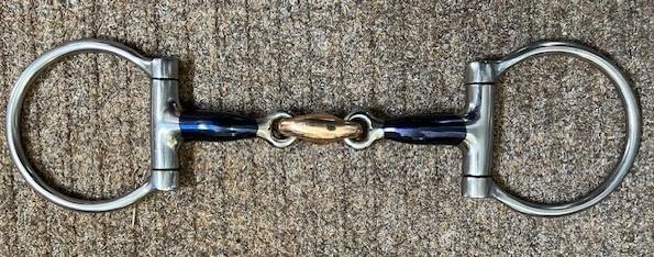D-trens snaffle bit dubbel gebroken 12.5, Gersal, Maasbracht, Ophalen of Verzenden, Gersalsport@home.nl