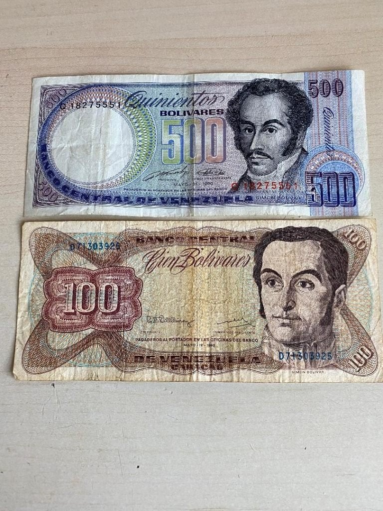 Venezuela 2 Bankbiljetten, Ophalen of Verzenden, Midden-Oosten, Setje