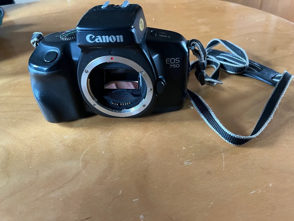 canon compleet, Audio, Tv en Foto, Fotocamera's Analoog, Ophalen of Verzenden, Zo goed als nieuw, Spiegelreflex, Canon