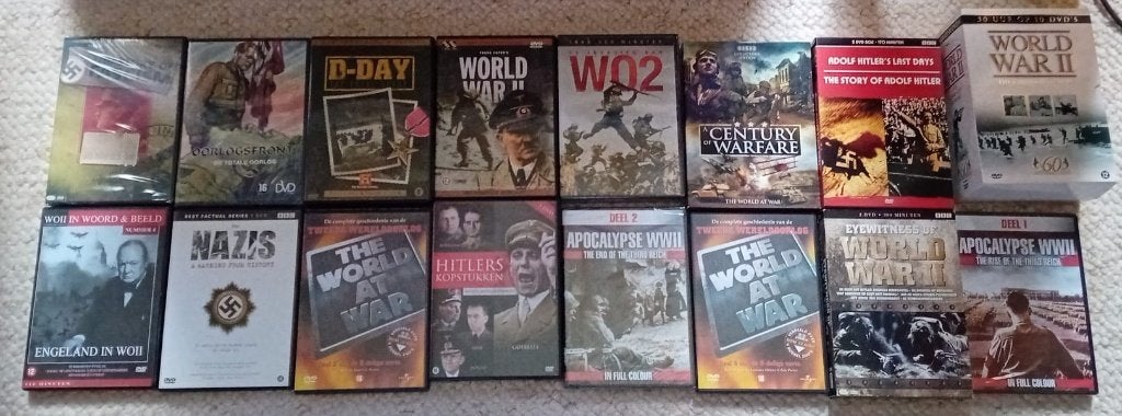 Grote collectie WOII documentaires op DVD., Cd's en Dvd's, Dvd's | Documentaire en Educatief, Oorlog of Misdaad, Boxset, Ophalen of Verzenden