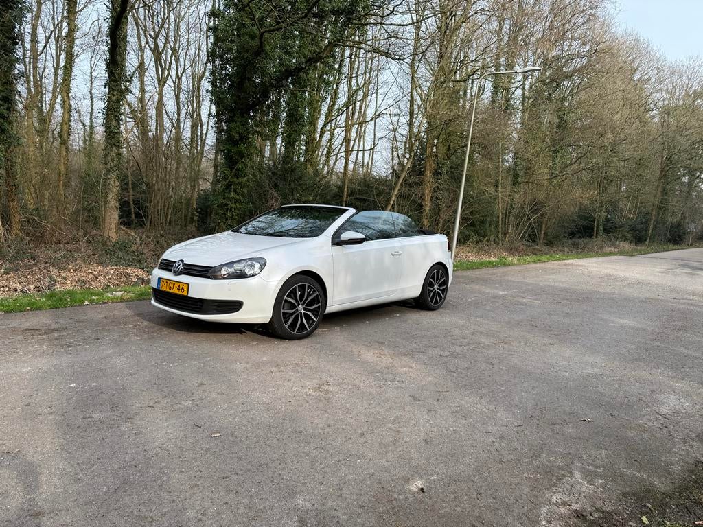 Volkswagen Golf 1.4 TSI 118KW (160 pk) Dsg7 Cabrio 2014, Auto's, Volkswagen, Stof, Zwart, 4 cilinders, Cabriolet
