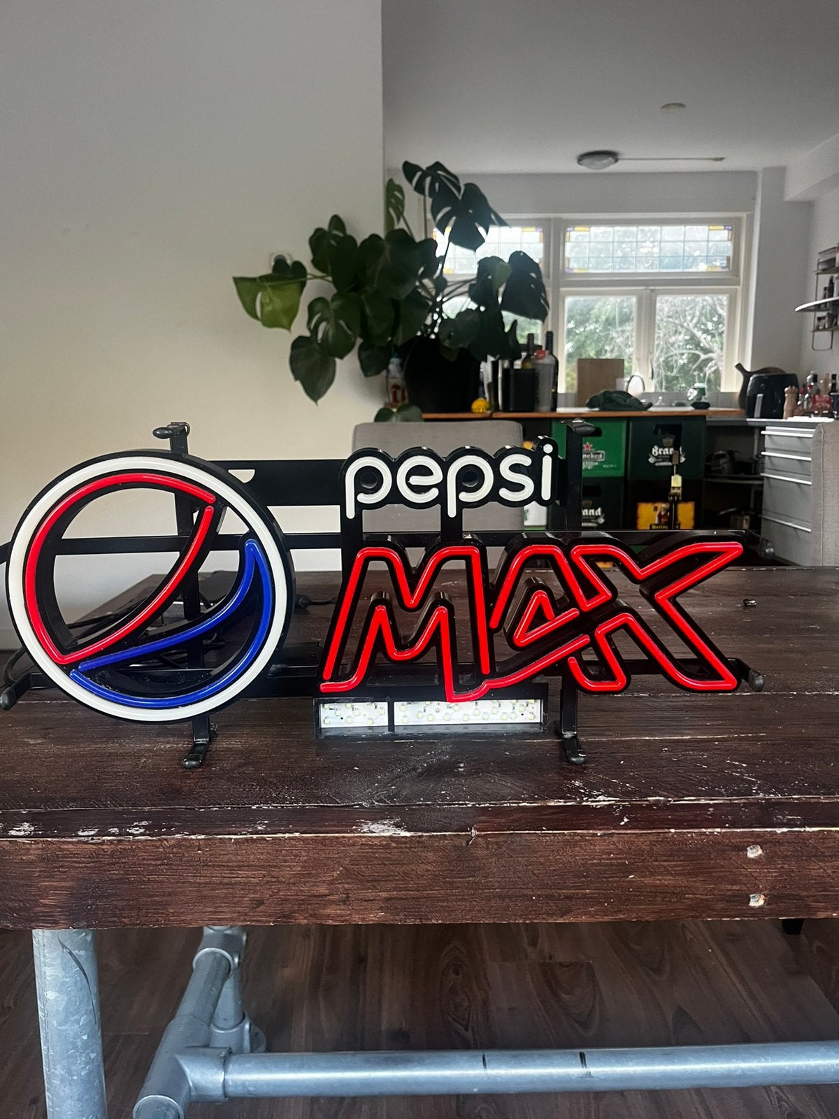 Pepsi ledlamp orgineel, Ophalen, Gebruikt