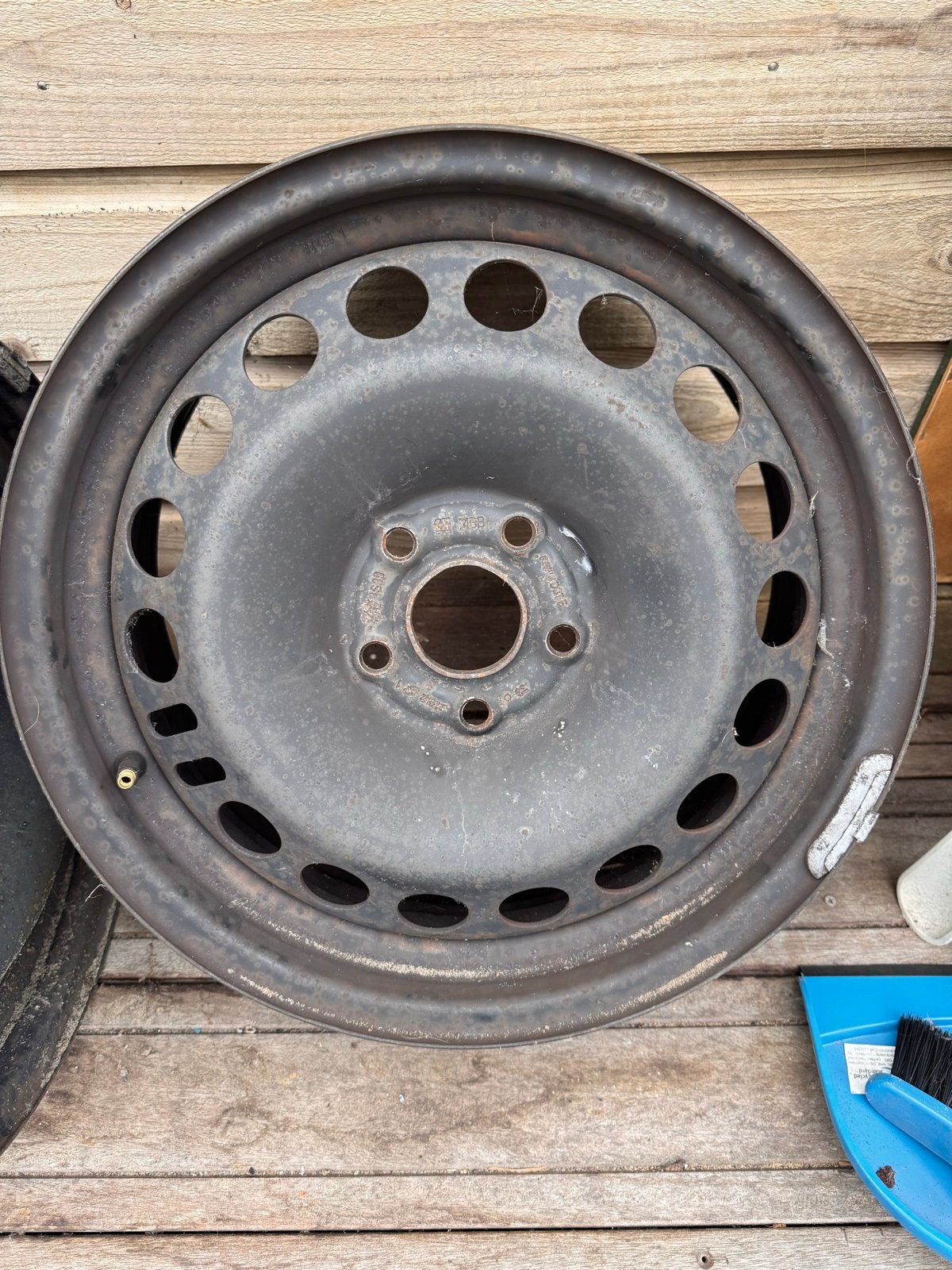 4 Stalen velgen 15 inch GM Opel ET49 MBB, Ophalen, Gebruikt, 15 inch, Velg(en)