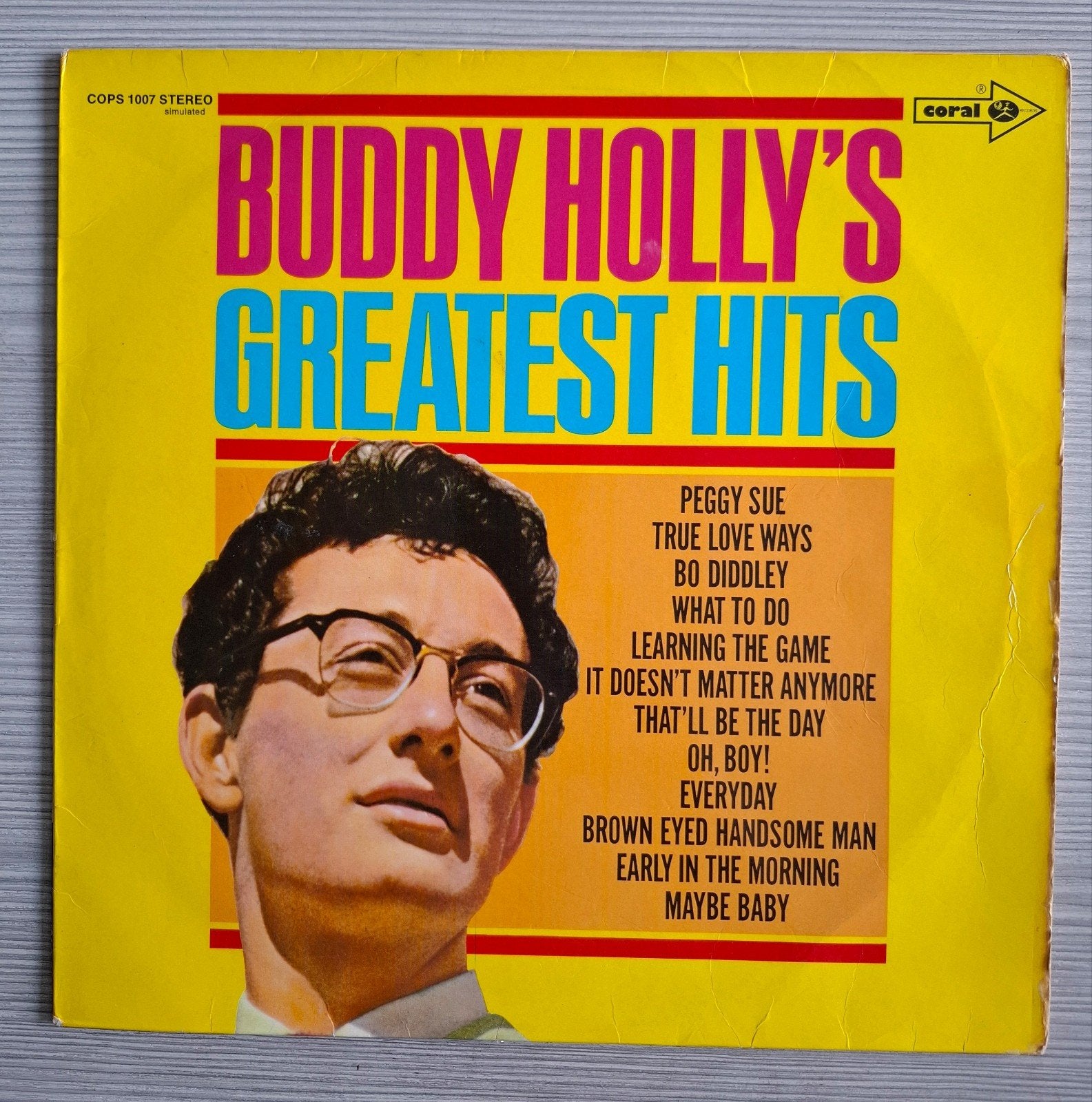 Buddy Holly - Buddy Holly's Greatest Hits LP, Gebruikt, Ophalen of Verzenden, Rock-'n-Roll, 12 inch