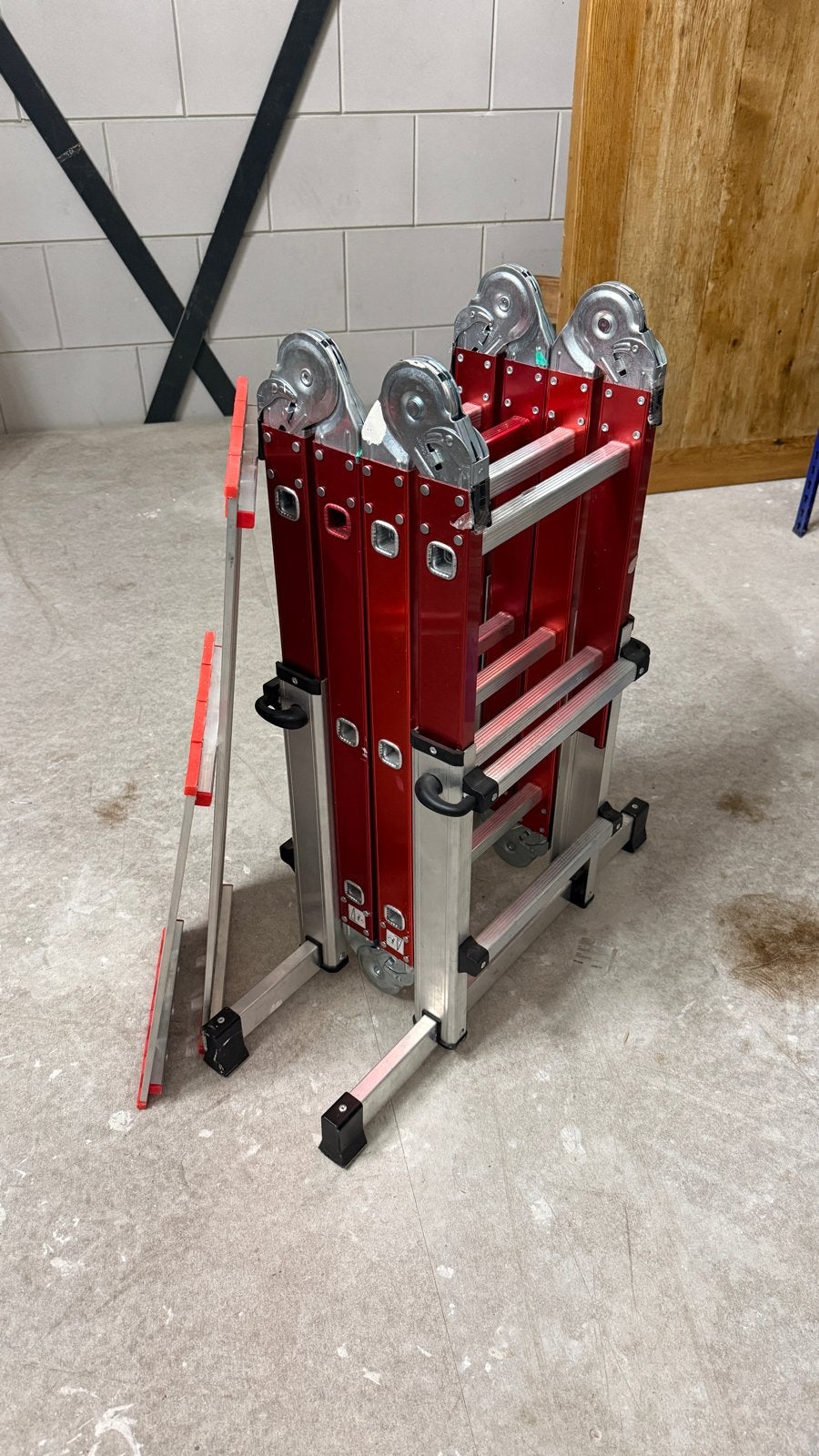 Altrex Varitrex Vouwladder - Compact en Veelzijdig, Doe-het-zelf en Verbouw, Ladders en Trappen, Ophalen, Gebruikt, Ladder, Opvouwbaar of Inschuifbaar